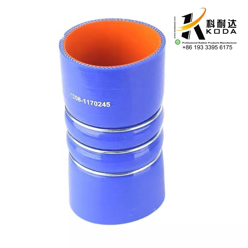 4308-1170245-01 Kamaz Silicone Rubber Hose Blue color 4308-1170245-01 for KAMAZ Heavy Truck